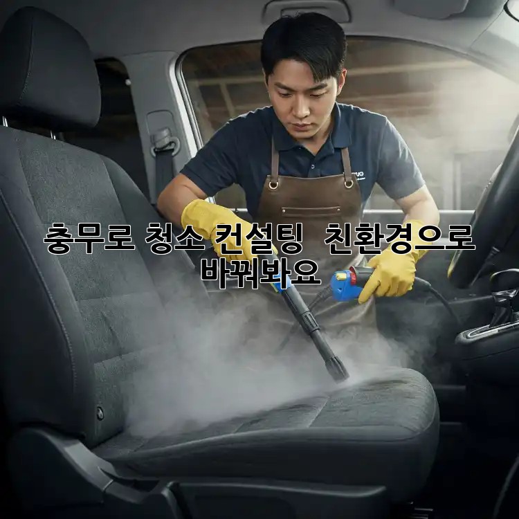 충무로 청소 컨설팅 ✨ 친환경으로 바꿔봐요! 🌿