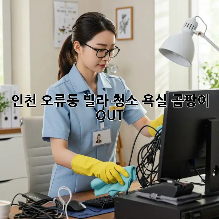 인천 오류동 빌라 청소🧹 욕실 곰팡이 OUT!